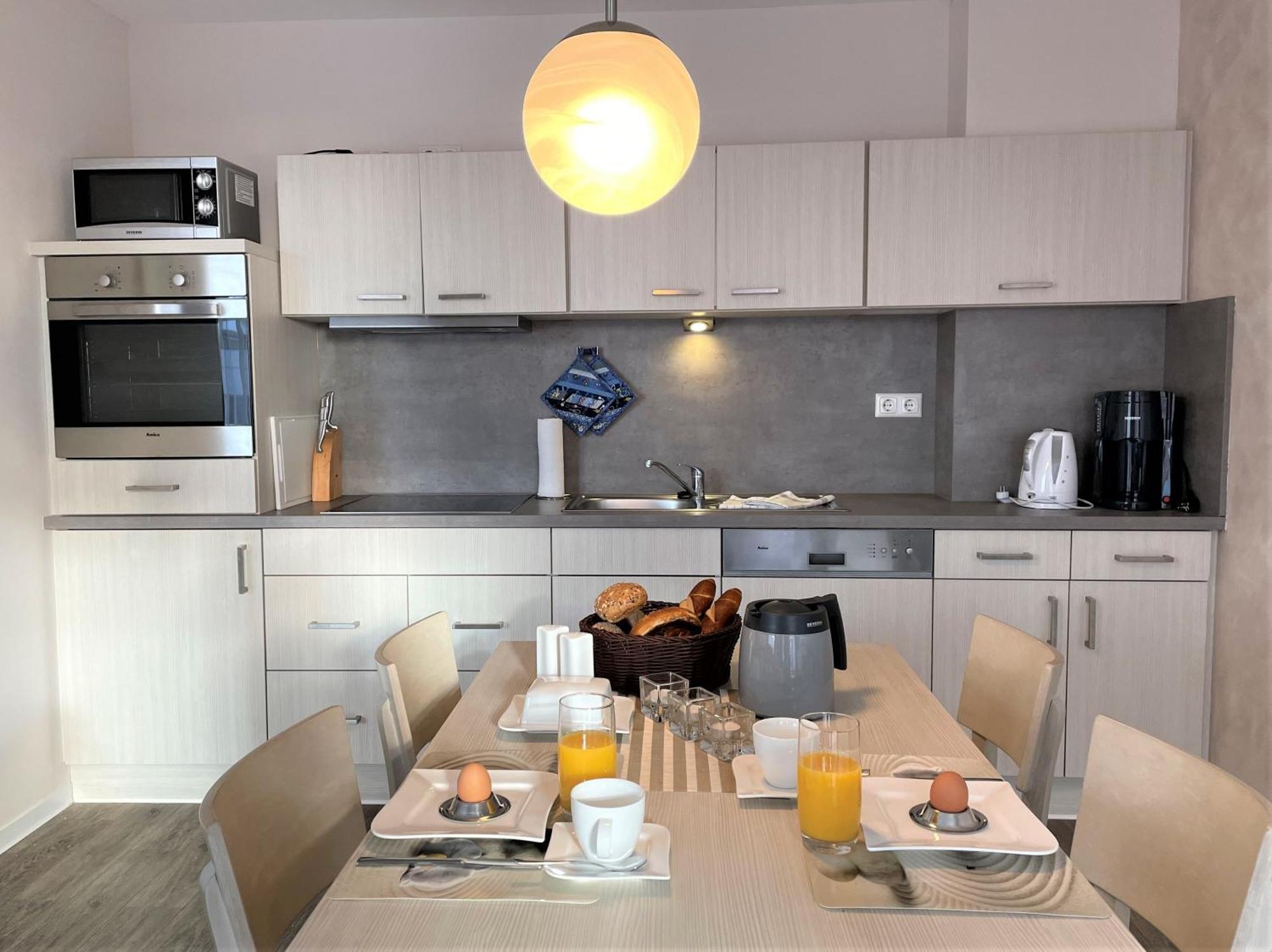 Eckernförde Apartment 15 "Sturmmoewe", Blickrichtung Strand Offenes Meer מראה חיצוני תמונה
