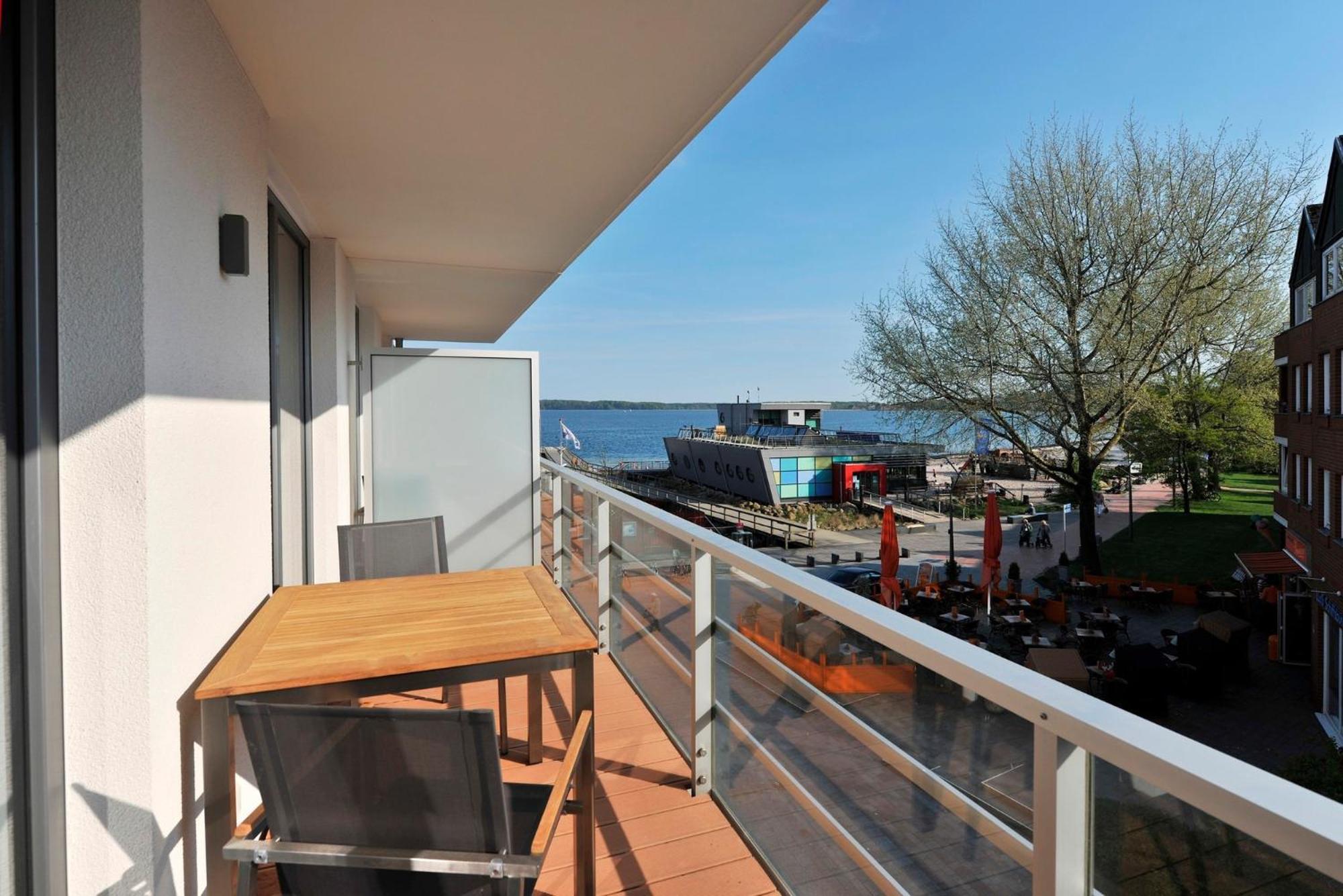 Eckernförde Apartment 15 "Sturmmoewe", Blickrichtung Strand Offenes Meer מראה חיצוני תמונה